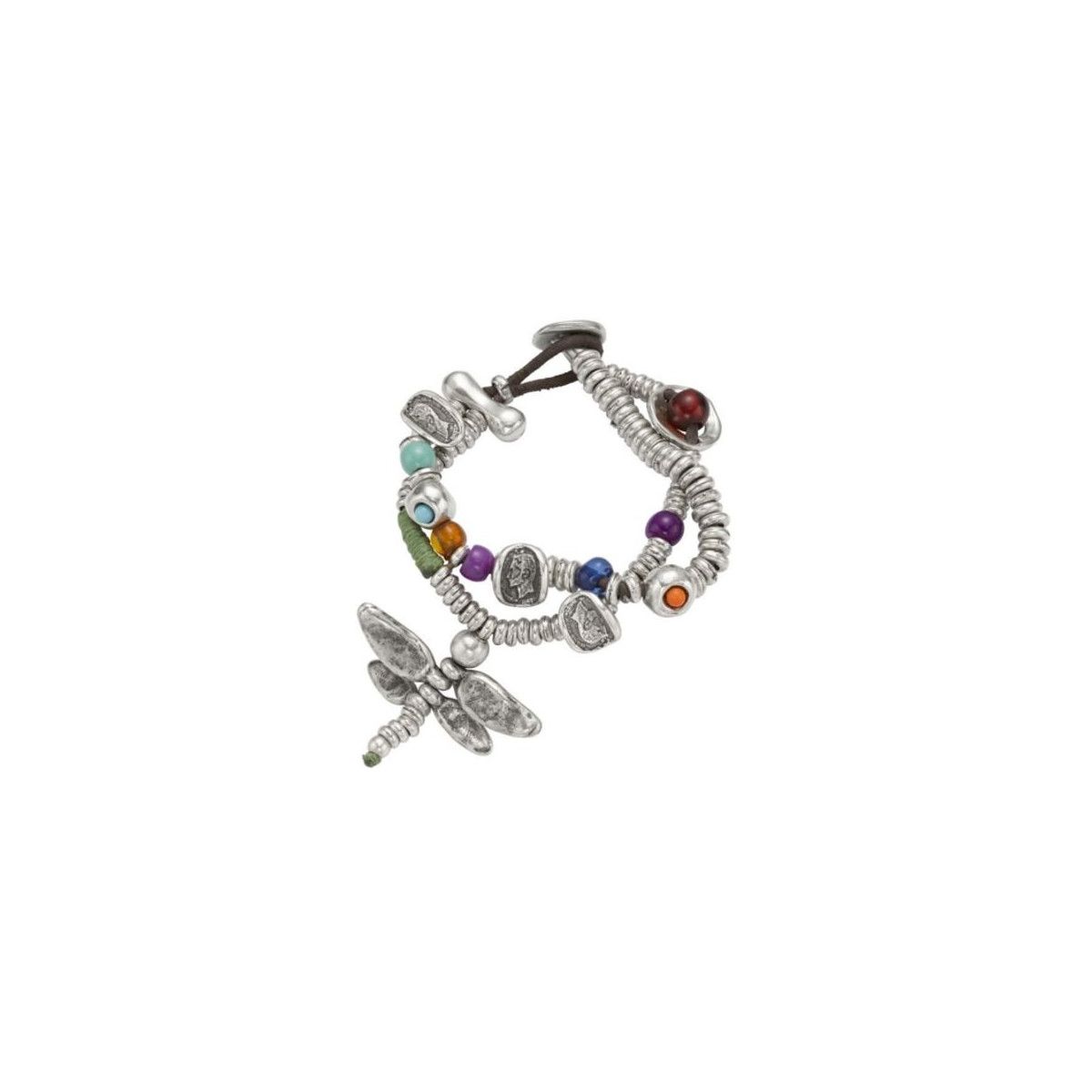 UNO de 50 / Pulseras / bracciale / Adventure / argento e perline