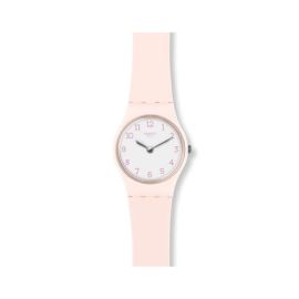 Swatch / Lady / Pinkbelle / orologio donna / quadrante bianco / cassa plastica / cinturino silicone