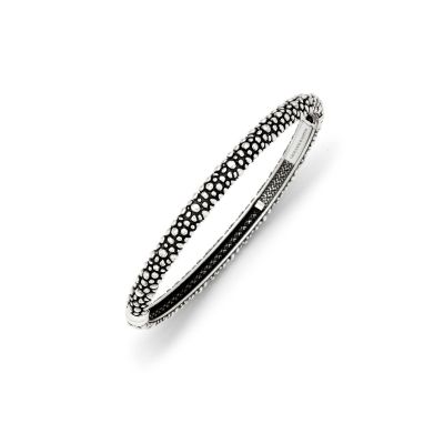 Giovanni Raspini / Pixie / bracciale bangle rigido perlage / argento