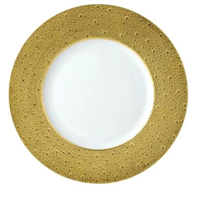 Bernardaud / Ecume Or / piatto presentazione 31,5 cm / porcellana