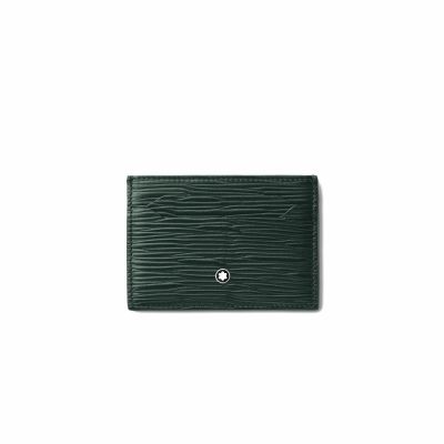 Montblanc / Meisterstück 4810 / porta carte 5 scomparti / pelle verde