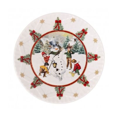 Villeroy & Boch / Toy's Fantasy / coppa grande "Facciamo il Pupazzo di Neve" / porcellana