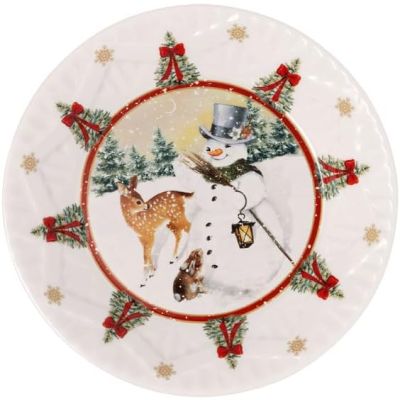 Villeroy & Boch / Toy's Fantasy / coppa piccola "Pupazzo di Neve con Animali" / porcellana