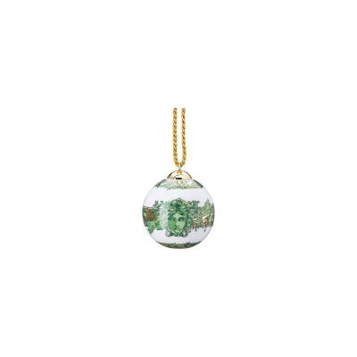 Rosenthal – Versace / Medusa Garland Green / sfera / porcellana / verde, bianco, dorato