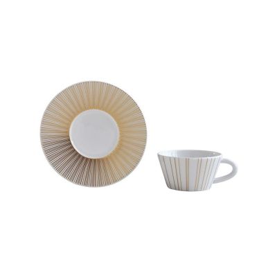 Bernardaud / Sol / tazza caffè con piattino / porcellana