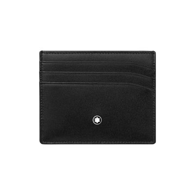 Montblanc / Meisterstück Selection / porta carte 6 scomparti / pelle nera