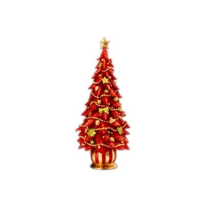 Palais Royal / Glamour / Albero Red Citron con Addobbi 33 cm / resina