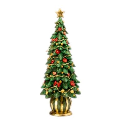 Palais Royal / Glamour / Albero Tradizionale Verde con Addobbi 43 cm / resina