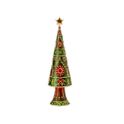 Palais Royal / Glamour / Albero Tradizionale Verde con Decori 33 cm / resina