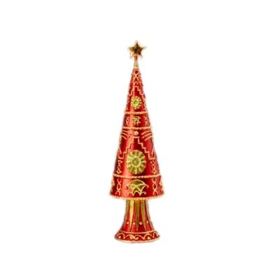 Palais Royal / Glamour / Albero Red Citron con Decori 33 cm / resina