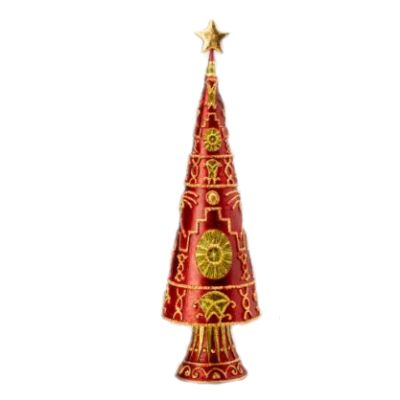 Palais Royal / Glamour / Albero Red Citron con Decori 43 cm / resina