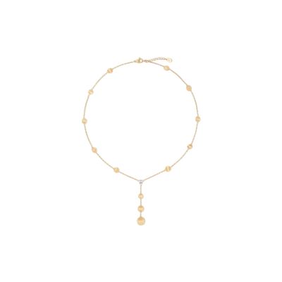 Marco Bicego / Africa / collana a cravatta con sfere 42 cm / oro giallo e diamanti