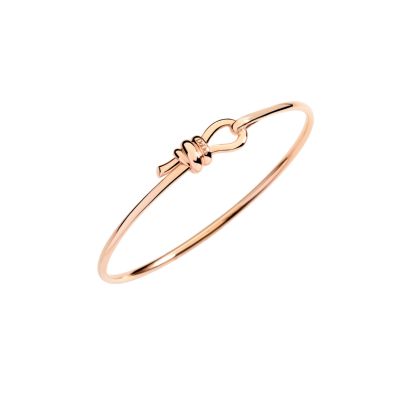 DoDo / Nodo / bracciale bangle rigido / oro rosa 9 kt