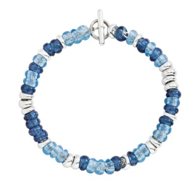 DoDo / Rondelle / bracciale / argento / blu