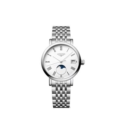 Longines The Longines Elegant Collection / orologio donna / quadrante bianco / cassa e bracciale acciaio