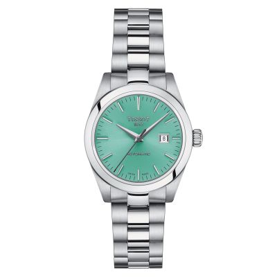 Tissot T My Lady Automatic / orologio donna / quadrante verde chiaro / cassa e bracciale acciaio