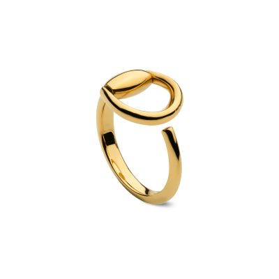 Gucci / anello con morsetto / oro giallo 18 Kt