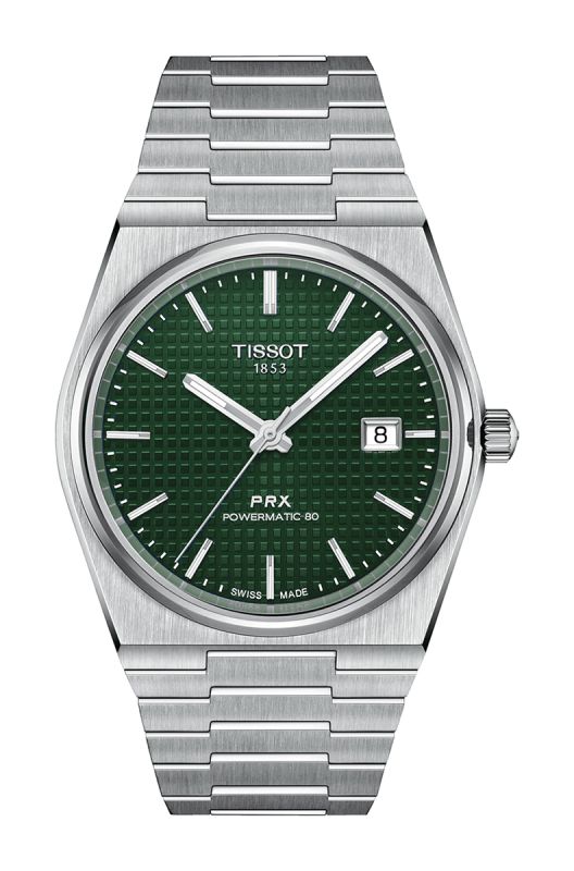 Tissot PRX Powermatic 80 orologio uomo quadrante verde